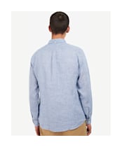Men's Barbour Linton Tailored Shirt - Navy