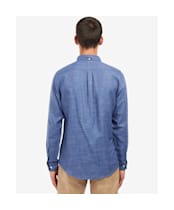 Men's Barbour Ramport Tailored Shirt - Denim Blue
