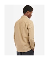 Men's Barbour Washed Overshirt - Washed Stone