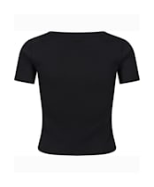 Women's Santa Cruz Gingham Arch Strip T-Shirt - Black