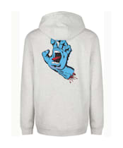 Men's Santa Cruz Screaming Hand Chest Hoodie - Athletic Heather