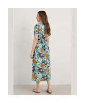Women's Seasalt Tresillian Walk Dress - Collage Floral Seahorse
