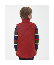 Boy's Barbour Liddesdale Gilet, 6-9yrs - Dark Red