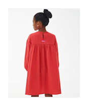Girl's Barbour Harper Dress - 10-15yrs - Pink Dahlia
