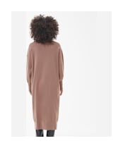 Women's Barbour International Aprila Midi Knit Dress - Camel