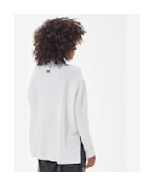Women's Barbour International Enfield Knit - Off White