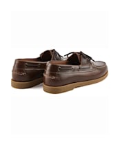 Men’s Le Chameau Galion Deck Shoes - Marron