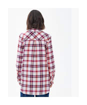 Women’s Barbour Windbound Shirt - Cloud / Pumpkin