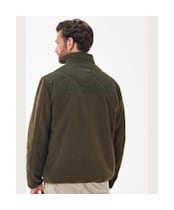 Men's Barbour Hybrid Fleece Jacket - Olive
