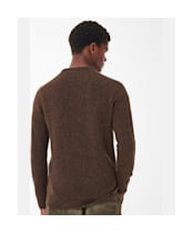 Men's Barbour Tisbury Crew Neck Sweater - Dark Sand