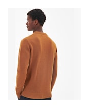 Men's Barbour Newbury Crew Sweatshirt - Harvest Gold