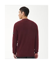 Men's Barbour International Corser Crew Knit - Bordeaux