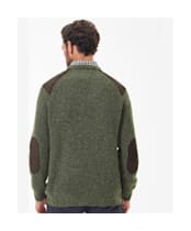 Men's Barbour Raisthorpe Crew Neck Jumper - Olive