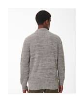 Men's Barbour Sid Cardigan - Stone Marl