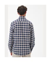 Men's Barbour Bowburn Regular Fit Shirt - Navy Marl