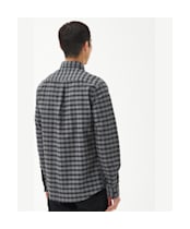 Men's Barbour International Cable Shirt - Asphalt