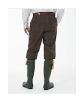 Men's Barbour Wellesley Wool Breeks - Burnhill Brown Check