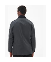 Men's Barbour Ashby Waxed Jacket - Grey / Classic