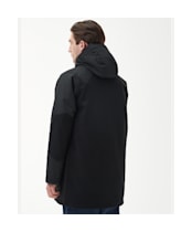 Men's Barbour Np Farnley Beaufort Waxed Jacket - Black