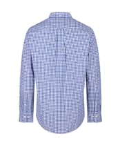 Men's Gant Regular Poplin Gingham Shirt - College Blue