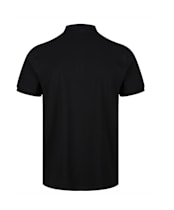 Men's Gant Regular Contrast Pique Short Sleeve Rugger Polo Shirt - Black