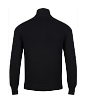Men's Gant Casual Cotton Half Zip Sweater - Black