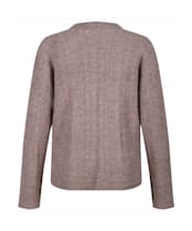 Women’s Lily & Me Cornwell Pointelle Loose Fit Cardigan - Taupe