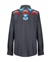 Women's Ariat Dutton Classic Fit Cotton Chambray Shirt - Rinsed