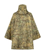 Voited Packable Water Repellent Rain Poncho - Wetlands