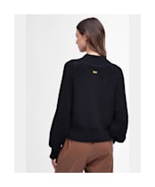 Women's Barbour International Solar Knit - Black