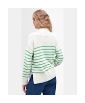 Women's Barbour Oakfield Knitted Jumper - Aran Stripe