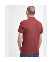 Men's Barbour Barwick Polo Shirt - Fired Brick