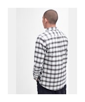 Men's Barbour Langton Long Sleeve Tailored Cotton Shirt - Ecru