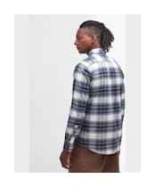 Men's Barbour Bowmont Long Sleeve Tailored Cotton Shirt - Olive