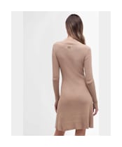 Women's Barbour International Solar Knitted Dress - Camel