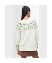 Women's Barbour Melville Knitted Jumper - Aran Tropical