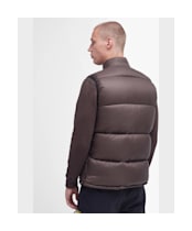 Men's Barbour International Cargen Gilet - Bitter Chocolate