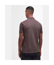 Men's Barbour International Essential Polo - Bitter Chocolate