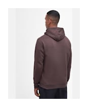 Men's Barbour International Pop Over Hoodie - Bitter Chocolate