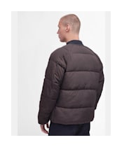 Men's Barbour International Cluny Quilted Jacket - Bitter Chocolate