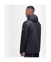 Men's Barbour International Galloway Waxed Cotton Jacket - Black
