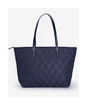 Women's Barbour Quilted Tote Bag - Navy