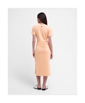 Women's Barbour International Whitson Midi Dress - Peach Melba