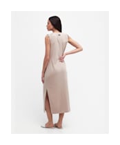 Women's Barbour International Retton Jersey Midi Dress - Oat