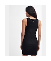 Women's Barbour International Ozanne Rib Tank Mini Dress - Black