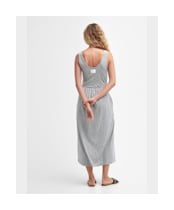 Women's Barbour Woodford Jersey Midi Dress - Navy Stripe