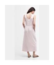 Women's Barbour Woodford Jersey Midi Dress - Pink Lavender Stripe