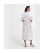 Women's Barbour Goodleigh Cotton Broderie Midi Dress - Multi