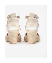 Women's Barbour Juana Espadrille Wedge Sandal - Beige