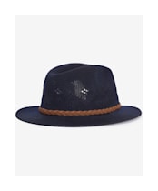 Women's Barbour Flowerdale Trilby Hat - Navy 2